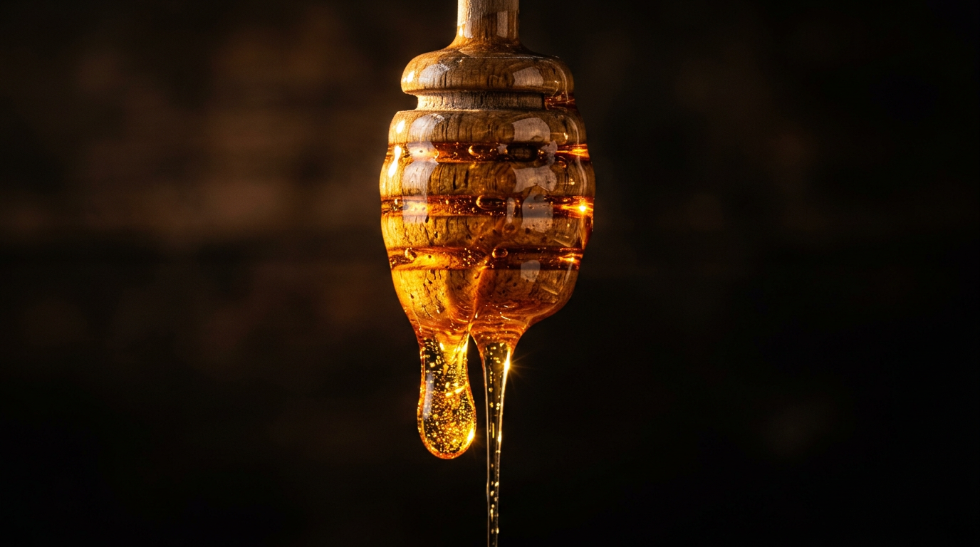 Mörk golden honung